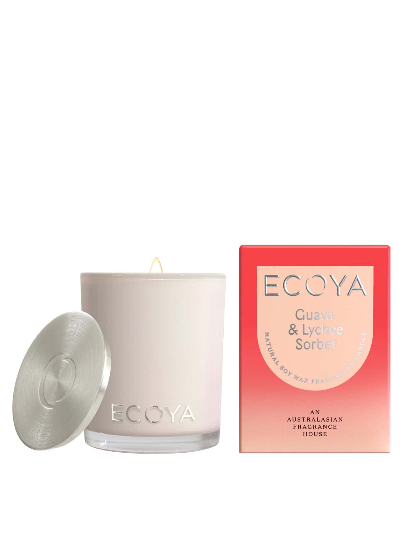 ECOYA Guava & Lychee Sorbet Mini Madison Candle MINI204