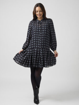 Allegra Dress - Dark Heart