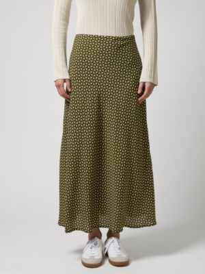Callista Skirt - Olive Mosaic