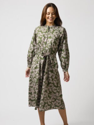 Josephine Dress - Lilac Gerberas