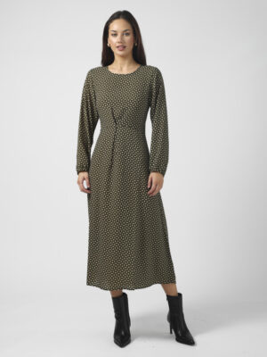 Sahra Dress - Olive Mosaic