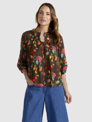 Guadalupe Top - Choc Brown