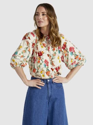 Guadalupe Top - Cream