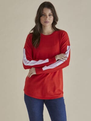 Sophie Knit Jumper - Red