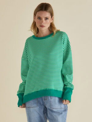 Cove Sweat - Cove Sweat - Green Stripe