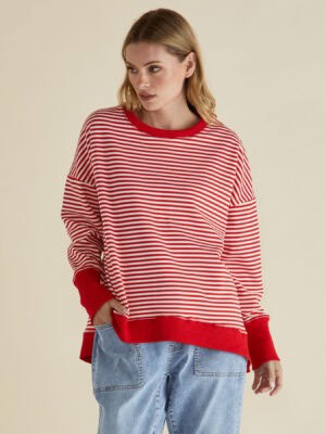 Cove Sweat - Red Stripe