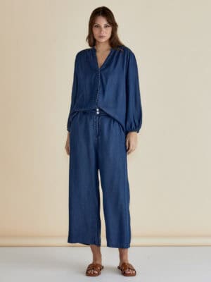 Rio Relaxed Pant - Dark Indigo