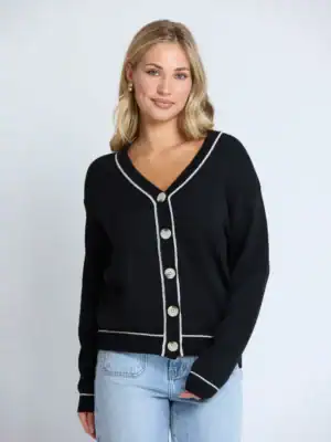 Annaliese Cardigan - Black