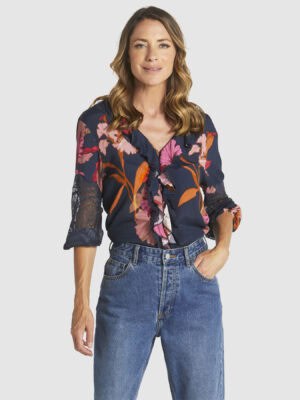 Captivation Shirt - Shadow Floral