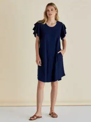 Sydney Tee Dress - Navy