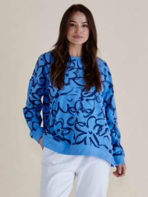 Palma Sweat - Blue Floral