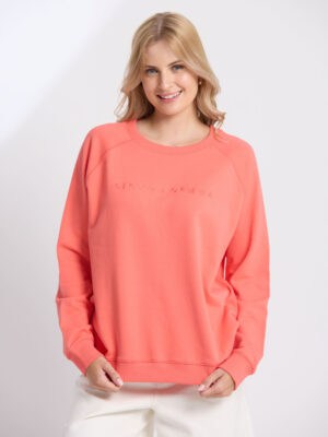 Sweater Logo - Coral