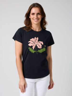 Classic Tee - Navy - Blushing Blooms