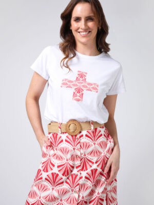 Classic Tee - White Strawberry