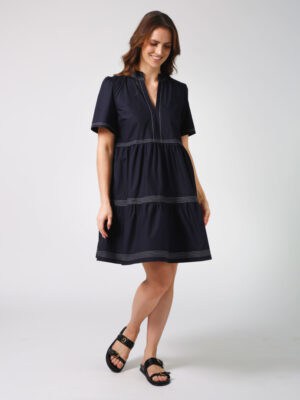 Willa Dress - Navy