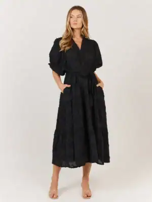Gardenia Dress - Black