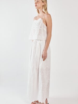 Ani Full Skirt - White