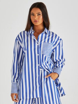 Brynne Shirt - Blue Stripe
