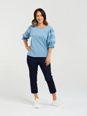 Amber Top - Blue
