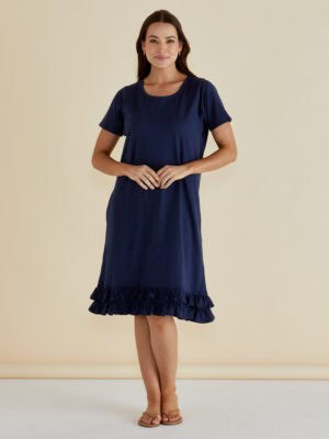 Aaliyah Dress - Navy