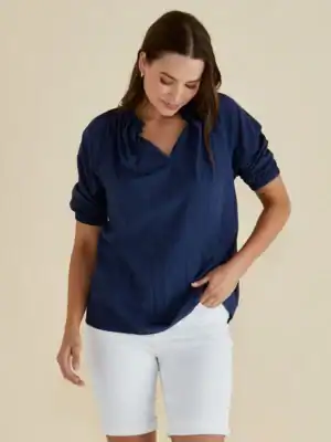 Joanne Blouse - Navy