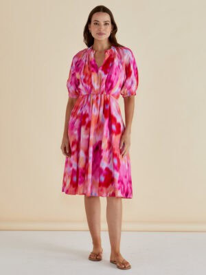 Emery Dress - Floral Abstract Print