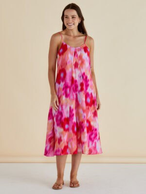 Harriet Dress - Floral Abstract Print