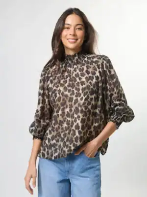 Sylvie Blouse  - Leopardess