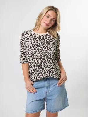 Porter Tee -Leopard