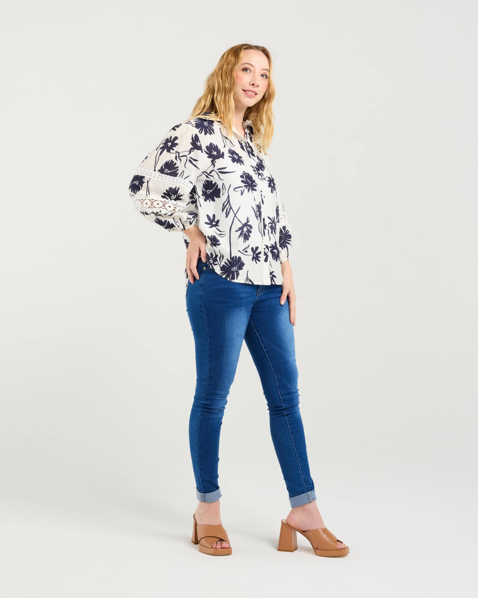 Z3027-1 Arabella Shirt Ink Blossom (4)