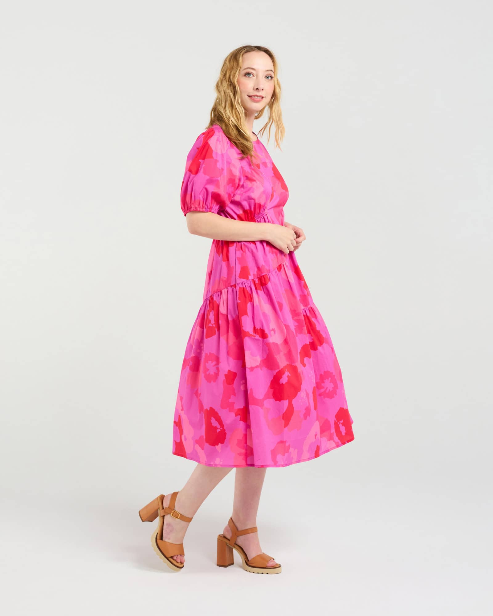 Z3052-1 Victoria Dress Fuchsia Bur (3)