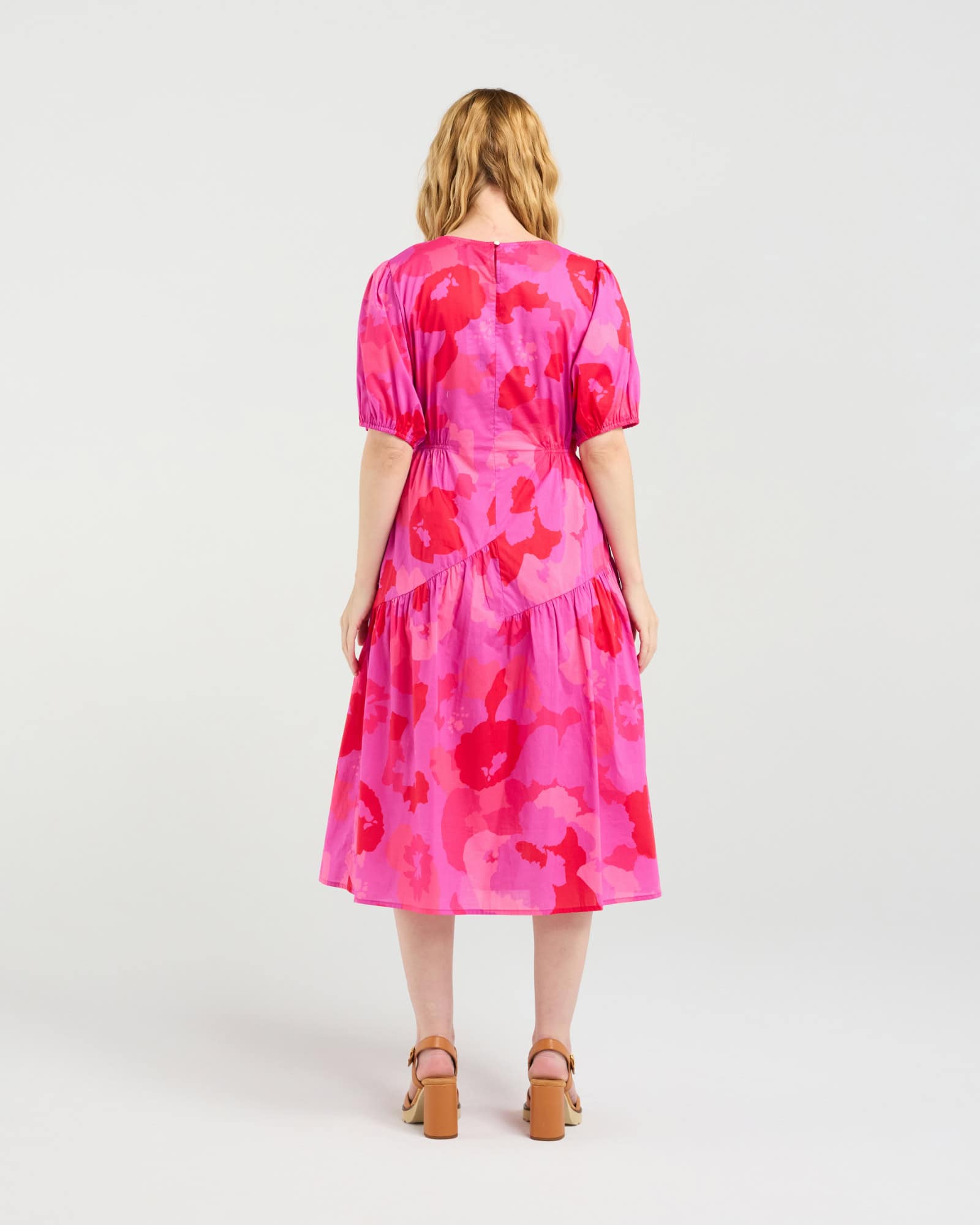 Z3052-1 Victoria Dress Fuchsia Bur (5)