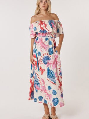 Soleil Dress - Lobster