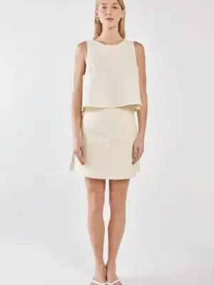 Vienne Skirt - Butter Yellow