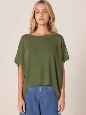 Esther Knit Top - Olive
