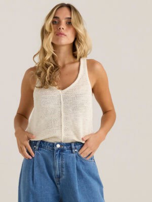 Penn Knit Top - Cream