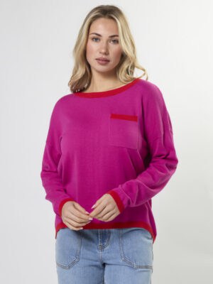 Street Pocket Jumper - Crimson Crush