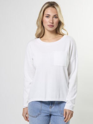 Street Pocket Jumper - White