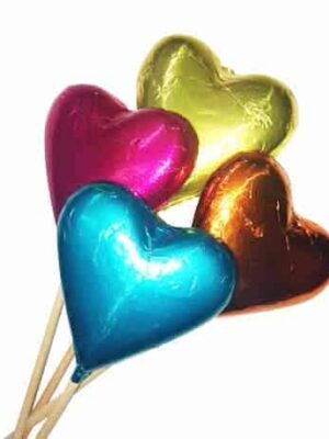 Chocolate Heart on Stick