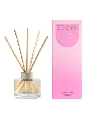 Ecoya | Reed Diffuser | Sweet Pea & Jasmine - Mini