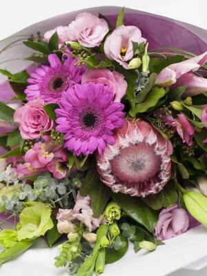 A Long Stemmed Bouquet - Bright Pink