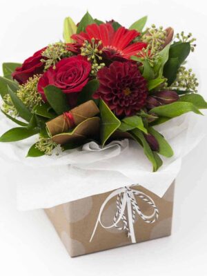 Stunning Posy Box Red