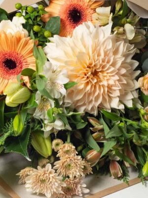 A Long Stemmed Bouquet - Apricot