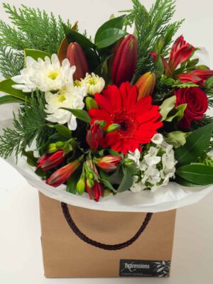 Flower Box Vintage Red