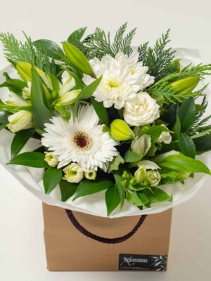 Flower Box Vintage White