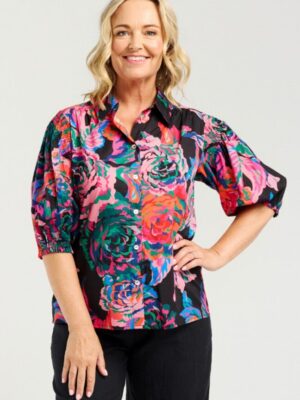 Alice Shirt - Abstract Garden