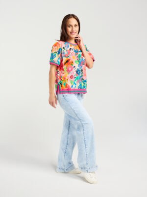 Zoe Top - Tropic Garden