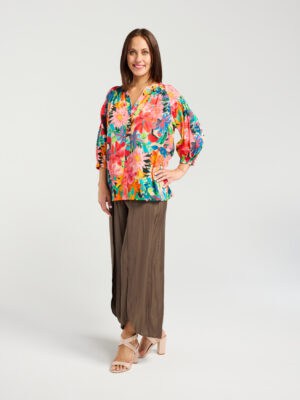 Evie Shirt - Tropic Garden