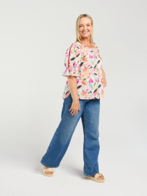 Sadie Top - Soft Bloom