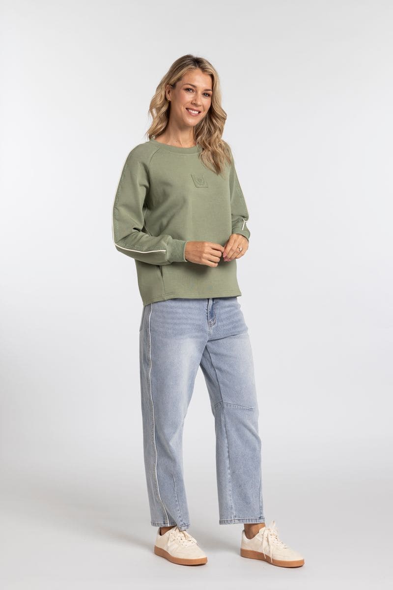 Mila Sweat - Khaki - Image 1